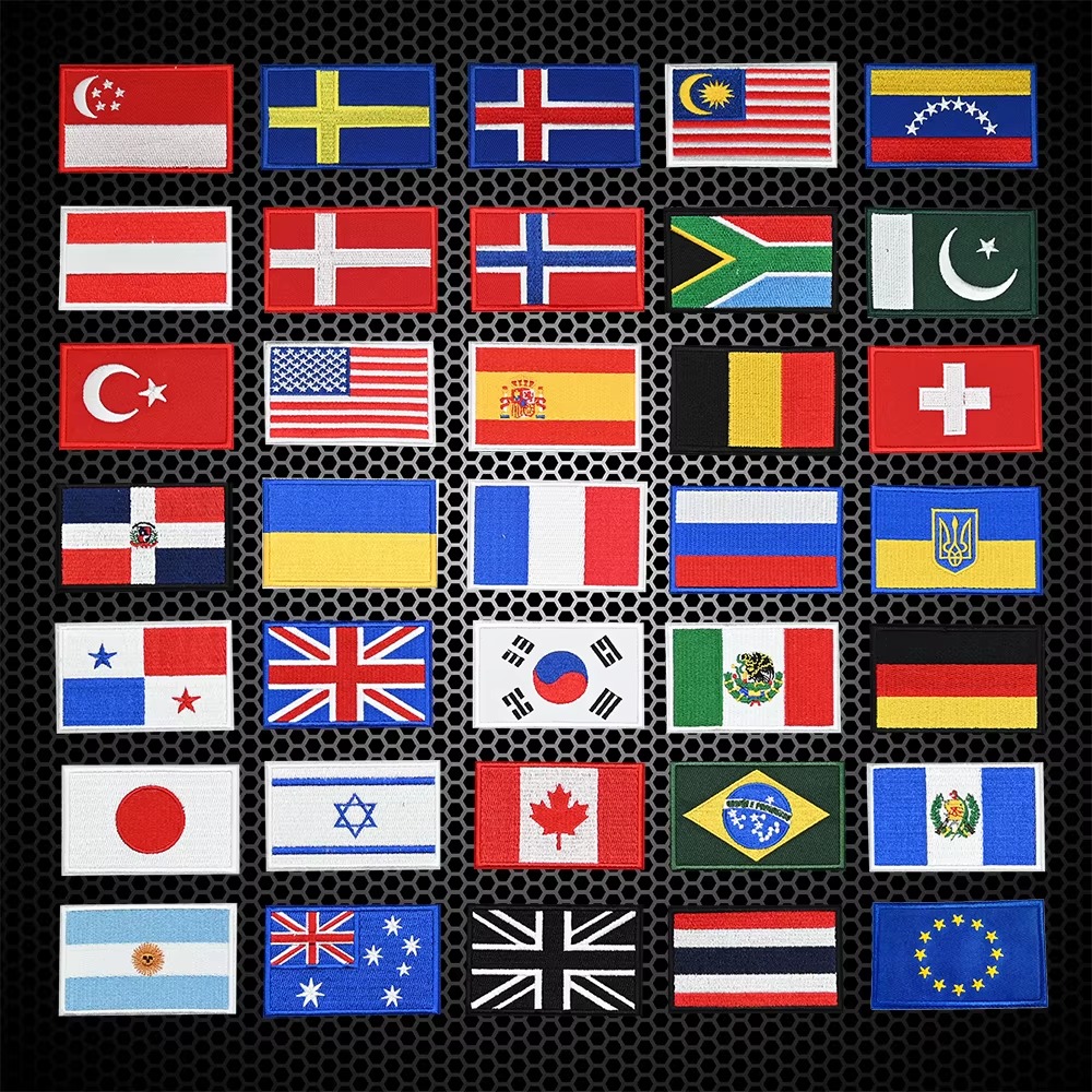 Embroidery In Australia - Patch de Bandeira Bordada EUA Reino