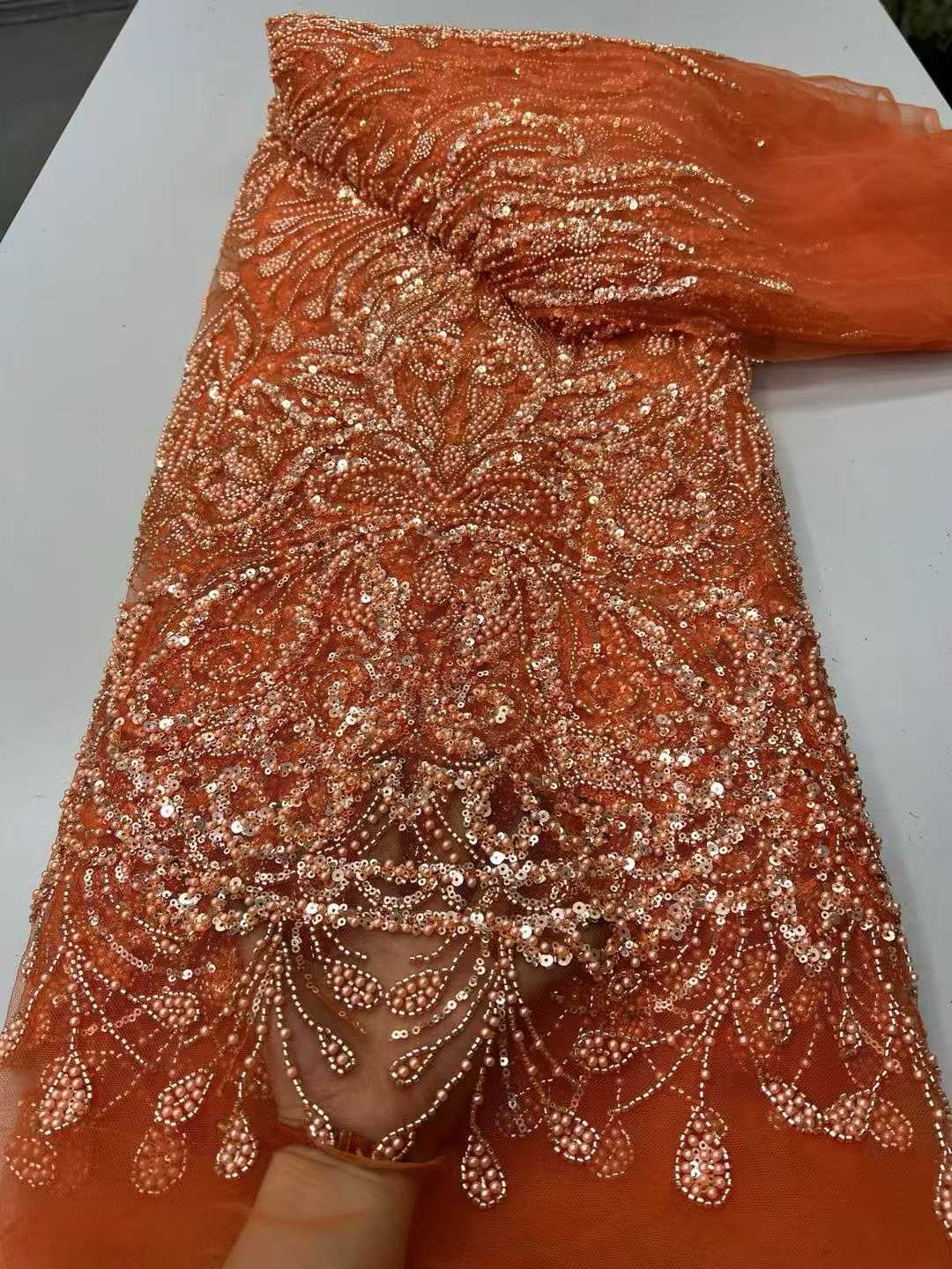 Embroidery Unique Design - Tecido de luxo requintado, exclusivo e