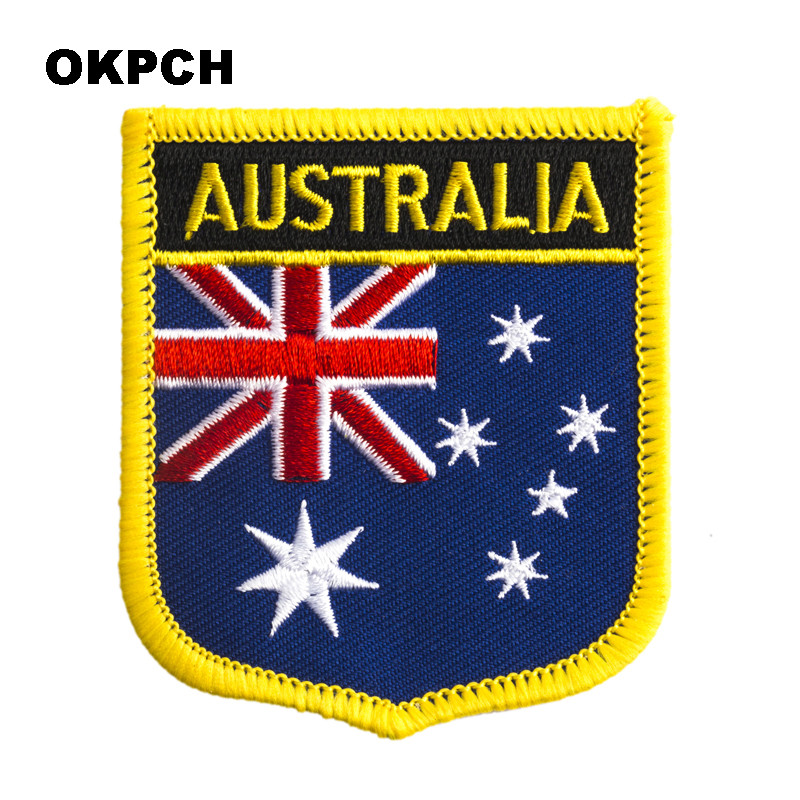 Embroidery In Australia - Ferro em forma de escudo da