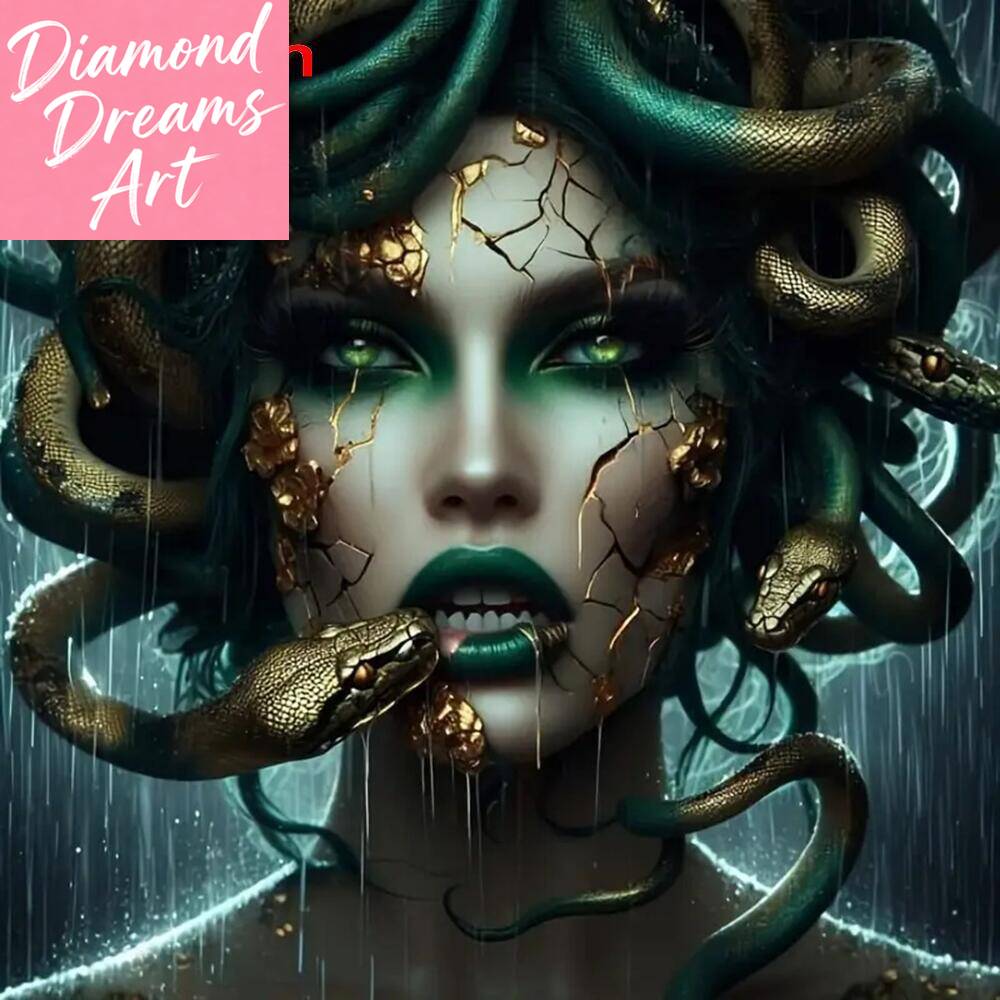 Embroidery Kit Set - Pintura em Diamante Sem Moldura, Mosaico