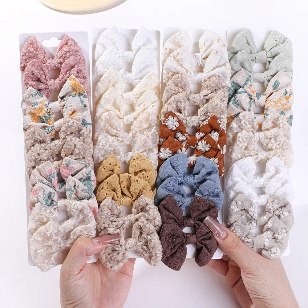 Embroidery Love - 10 pçs/set moda arcos hairgrips algodão