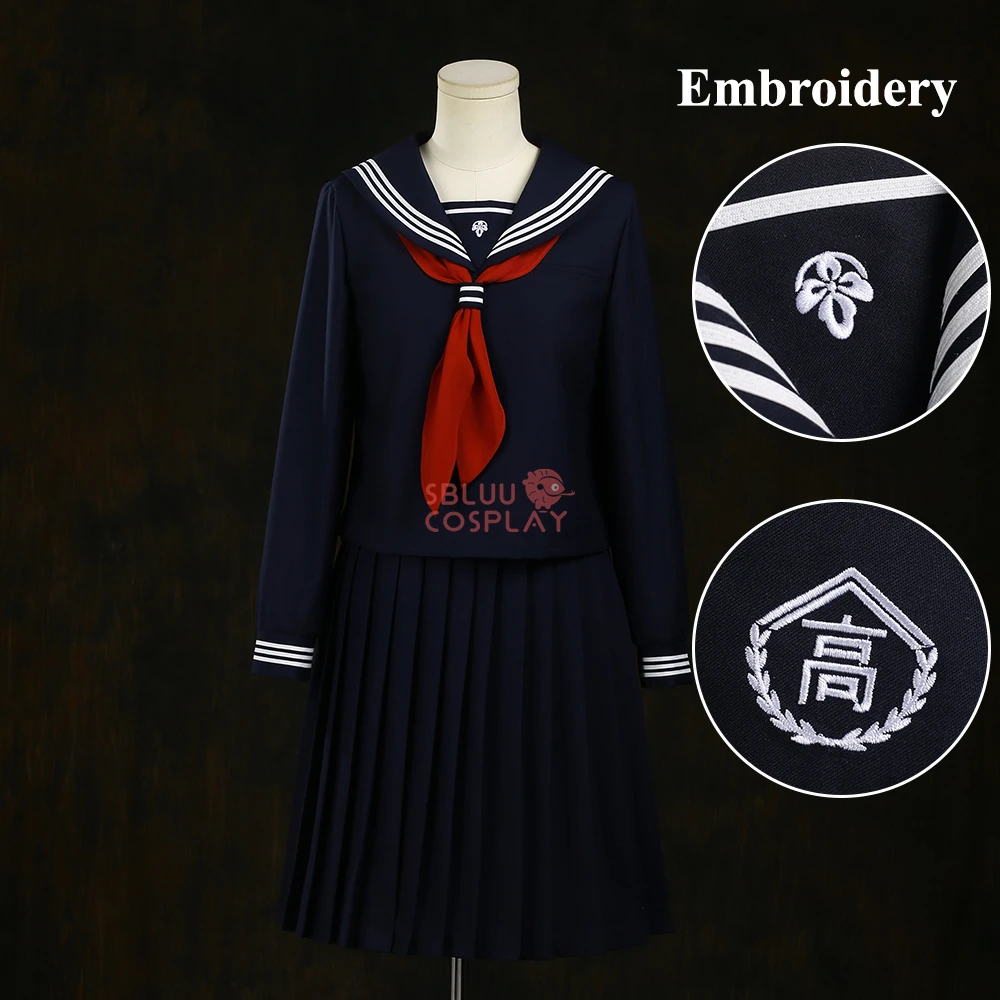 Embroidery Uniform - Sbluucosplay shimizu hinako cosplay traje bordado