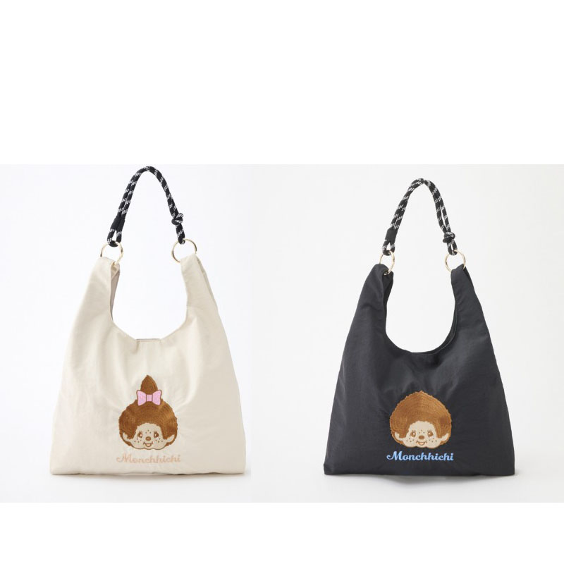 Embroidery Bag - Bolsa tote japonesa Monqiqi com bordado,