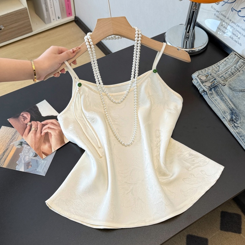 Embroidery Vest - Novo Colete Feminino Estilo Chinês com