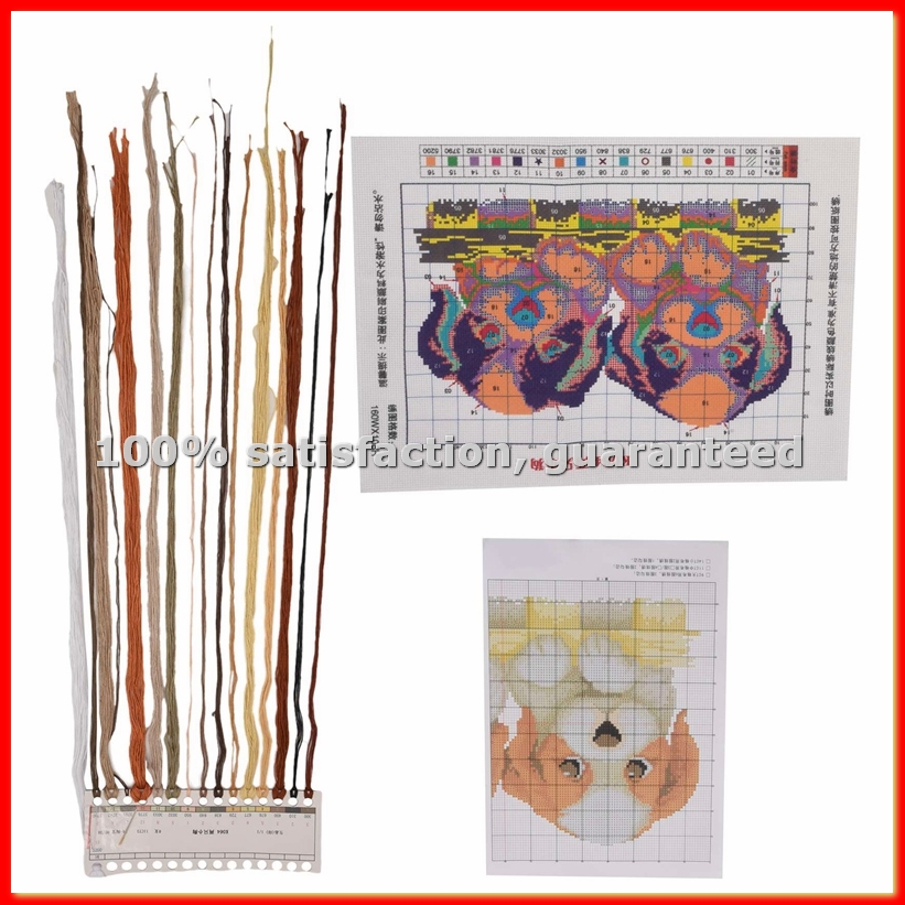 Embroidery Pattern - Kit de Bordado DIY para Tricô