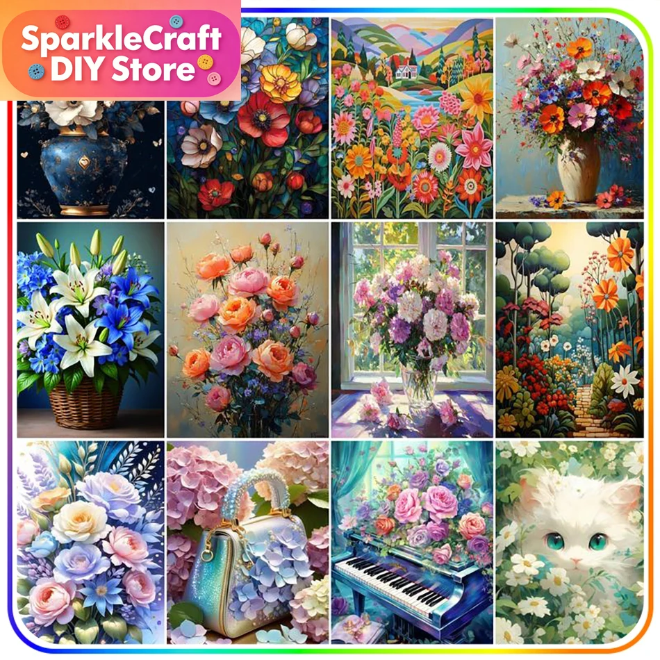 Embroidery Kit Set - 1 unidade de Kit de Pintura