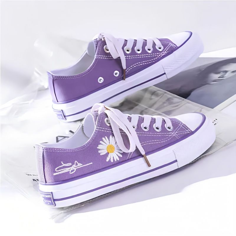 Tênis Feminino de Lona com Bor - Embroidery Canvas avaliação e preço