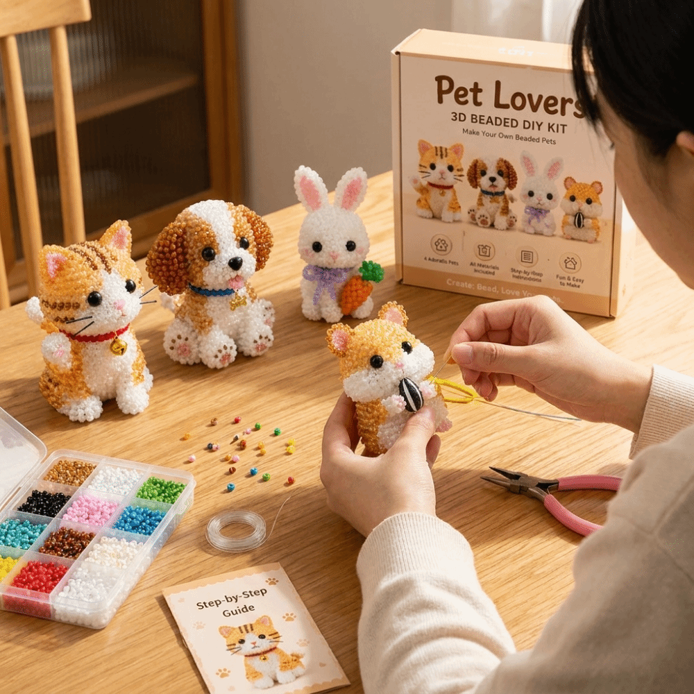 Kit de Bordado de Contas de An - Embroidery Kit Set avaliação e preço