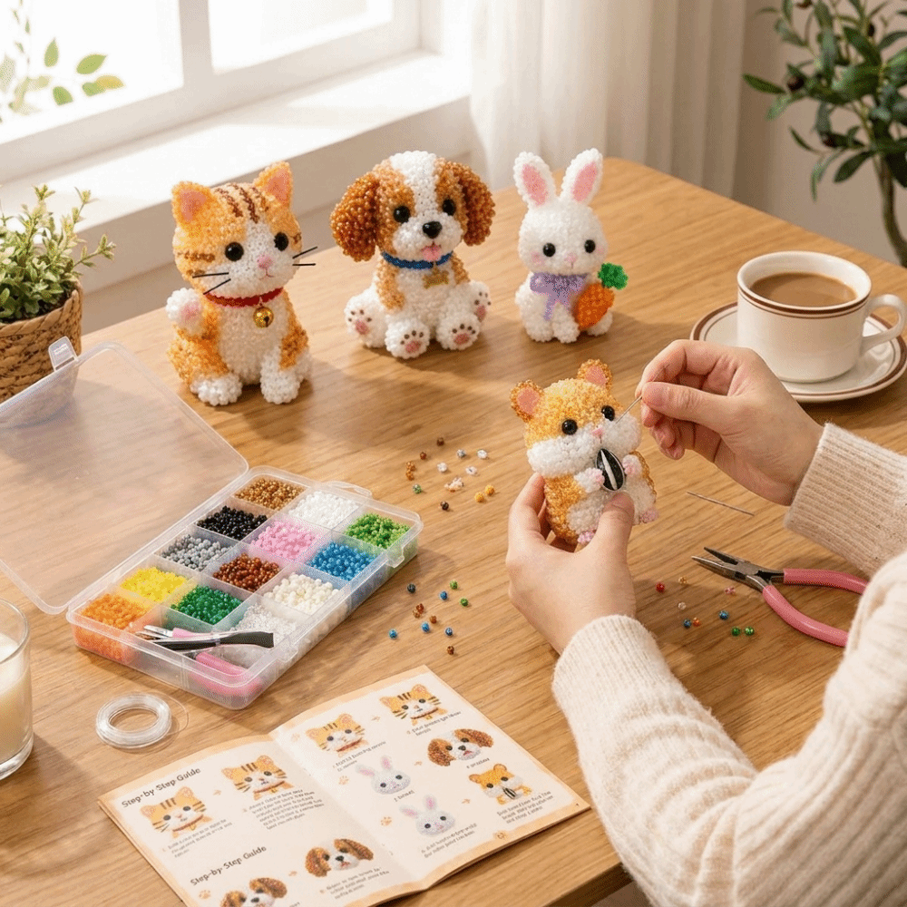 Kit de Bordado de Contas de An - Embroidery Kit Set avaliação e preço