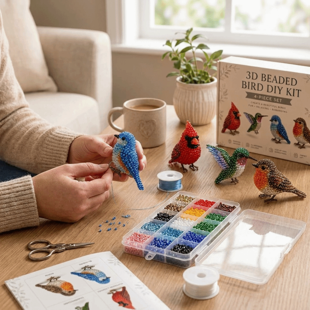 Kit de Bordado de Contas de An - Embroidery Kit Set avaliação e preço