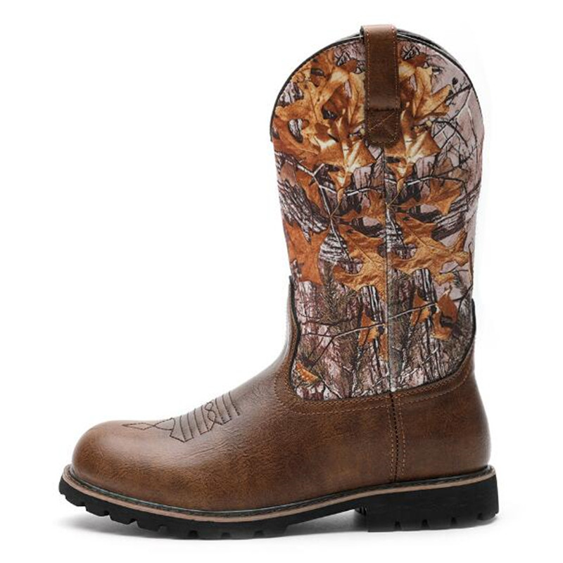 Botas de cowboy masculinas gót - Embroidery Canvas avaliação e preço