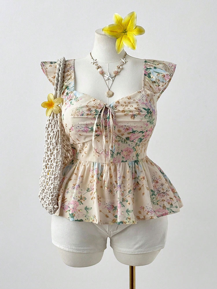 Novo Top de Corset Curto com B - Embroidery Vest avaliação e preço