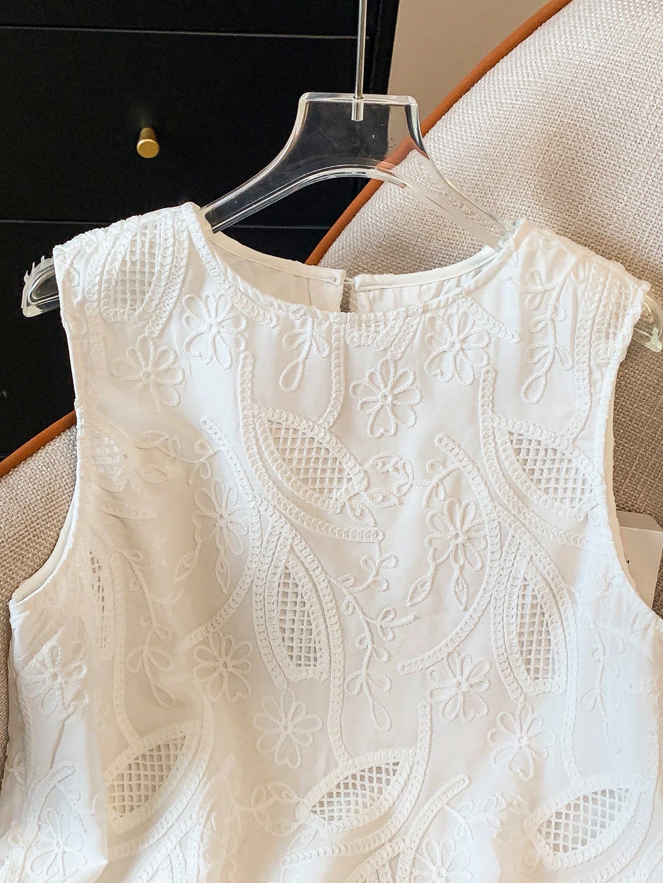 Blusa Feminina Elegante de Ver - Embroidery Vest avaliação e preço