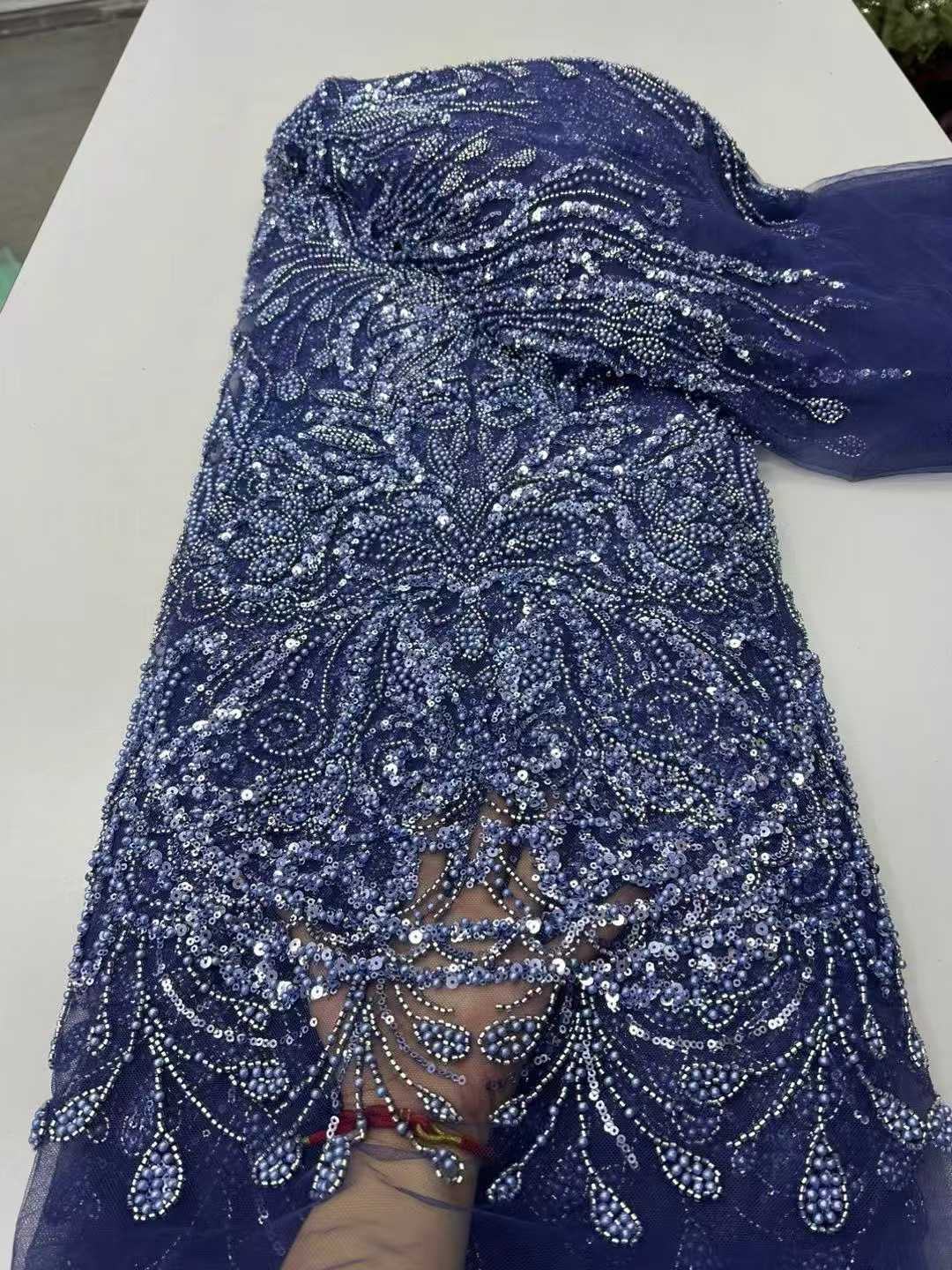 Tecido de luxo requintado, exc - Embroidery Unique Design avaliação e preço