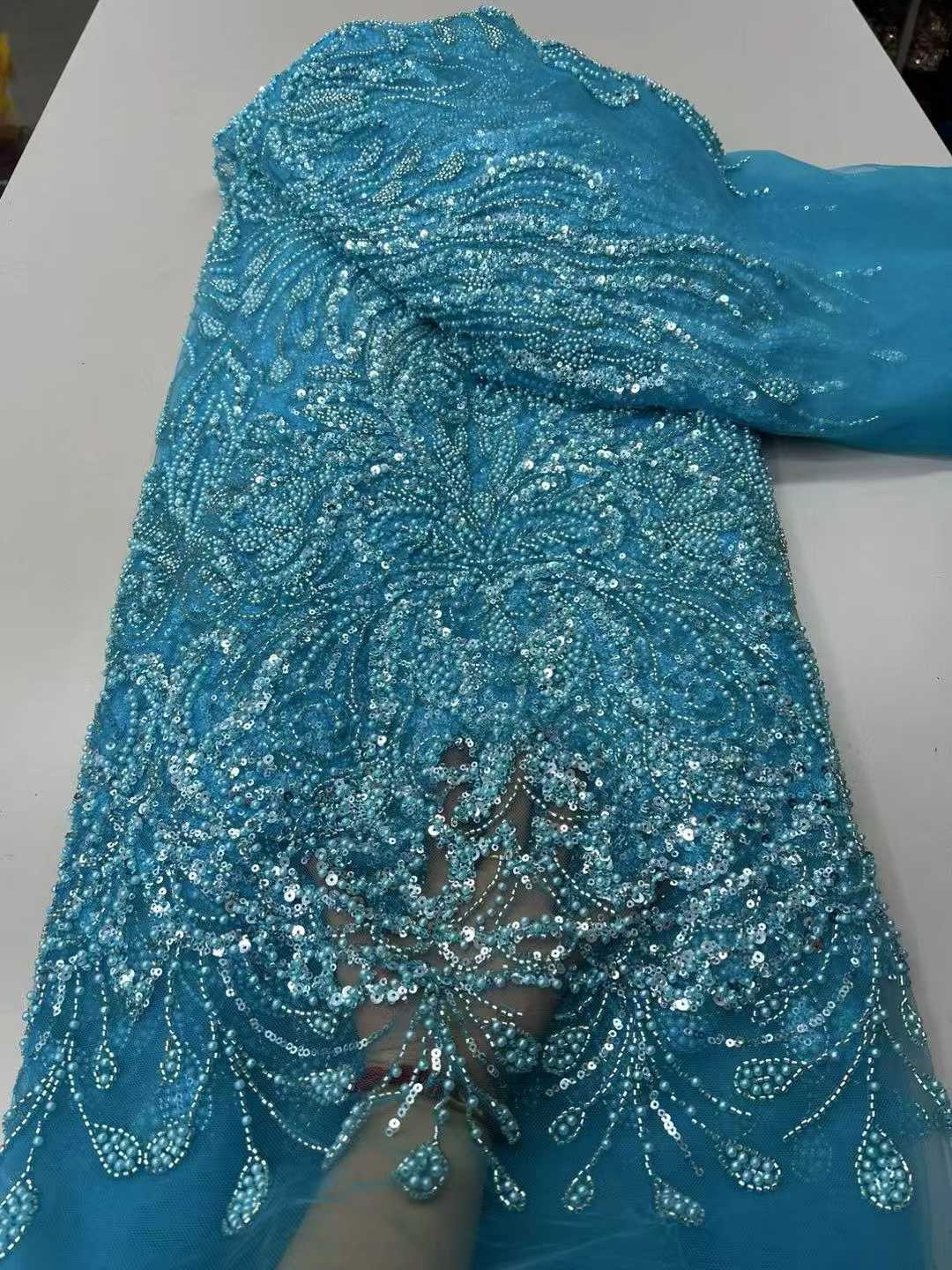 Tecido de luxo requintado, exc - Embroidery Unique Design avaliação e preço