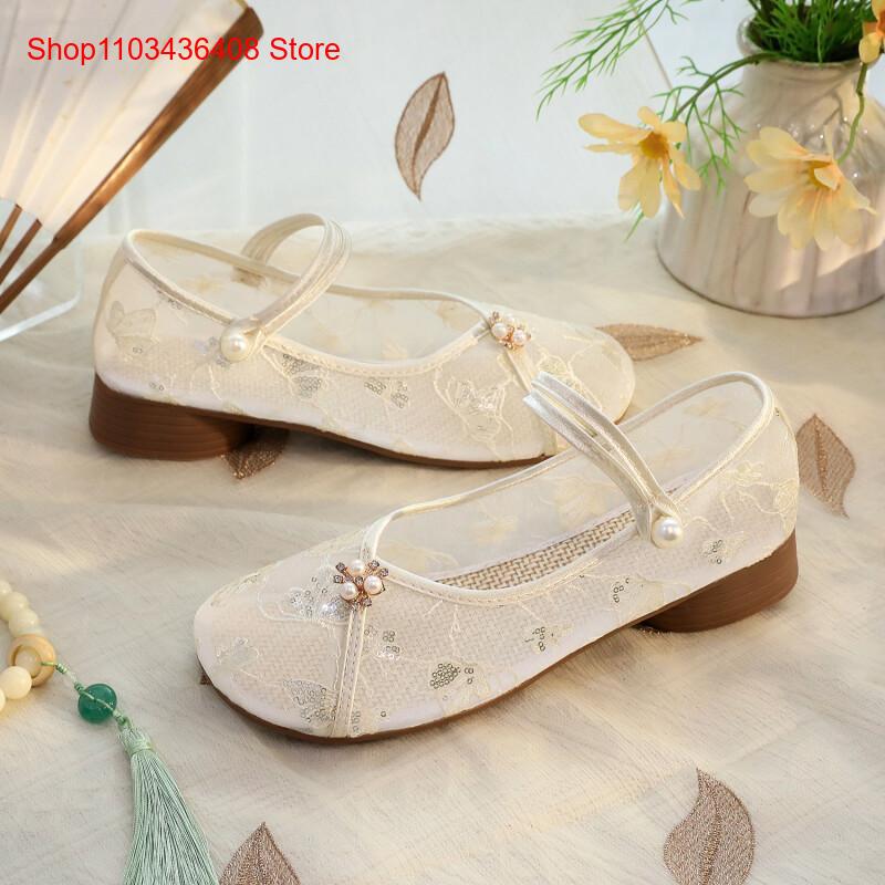 Novos Sapatos de Malha com Sal - Embroidery Canvas avaliação e preço