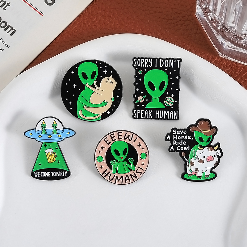 Ofo vamos festa alienígena ali - Embroidery House avaliação e preço