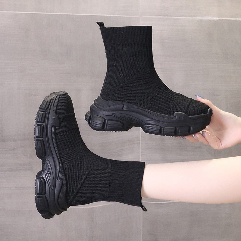 Botas de meia alta para mulher - Embroidery Canvas avaliação e preço