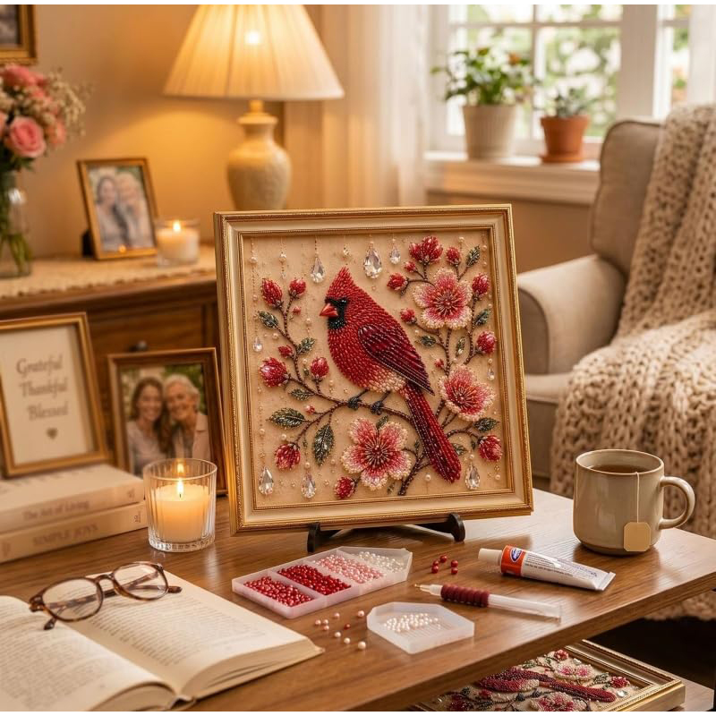 Kit de Arte com Pérolas e Cont - Embroidery Kit Set avaliação e preço