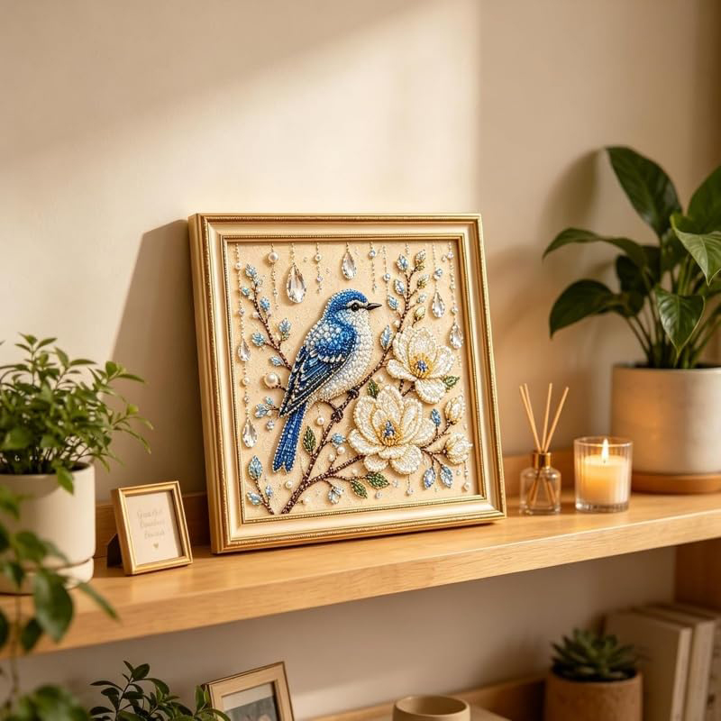 Kit de Arte com Pérolas e Cont - Embroidery Kit Set avaliação e preço