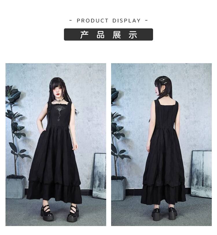Novo Vestido Longo Preto de Du - Embroidery Vest avaliação e preço