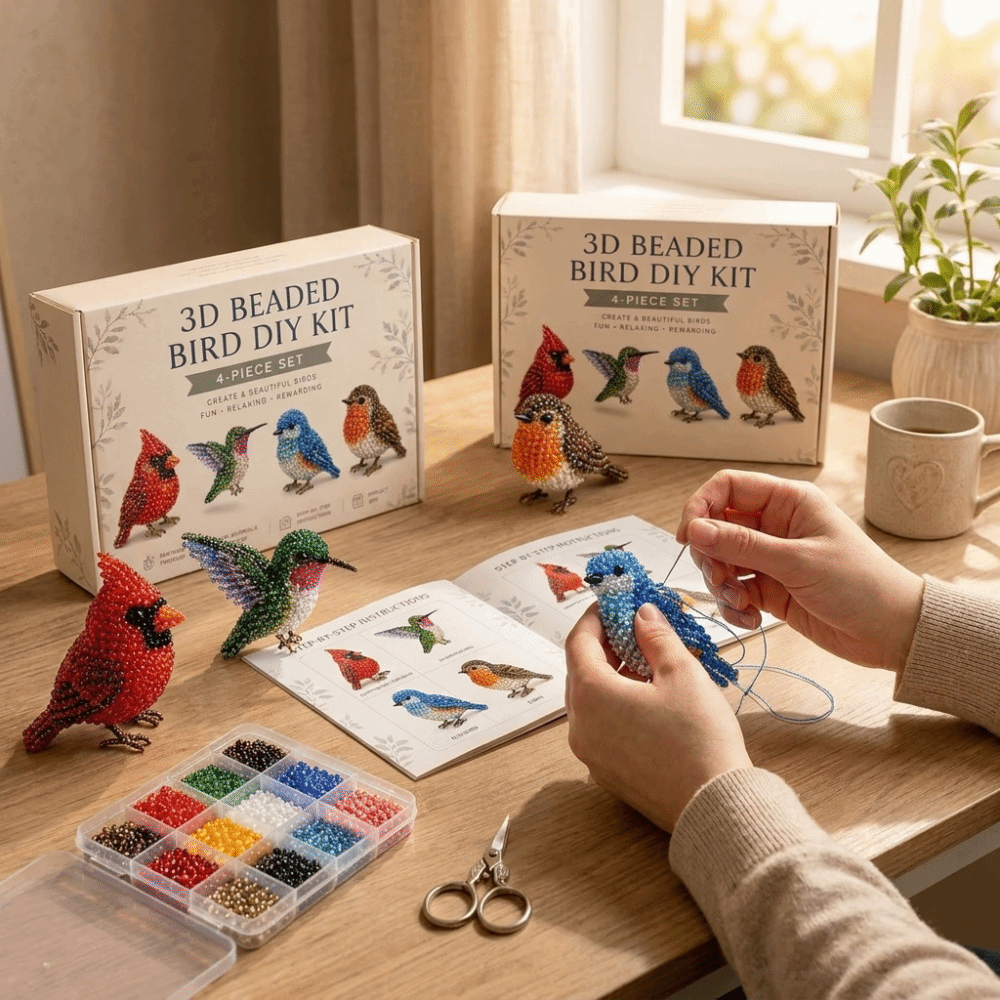 Kit de Bordado de Miçangas de  - Embroidery Kit Set avaliação e preço