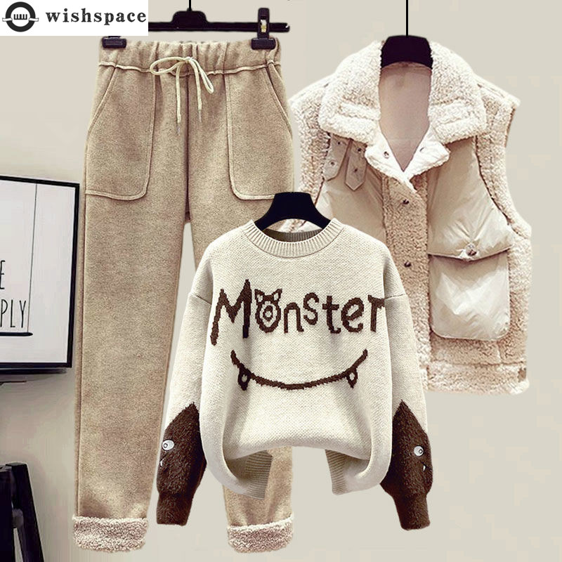 2024 inverno novo colete de ca - Embroidery Vest avaliação e preço