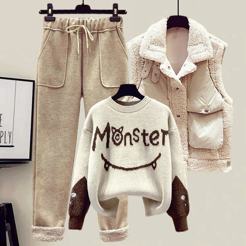 2024 inverno novo colete de ca - Embroidery Vest avaliação e preço