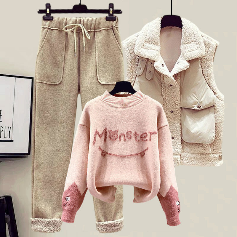 2024 inverno novo colete de ca - Embroidery Vest avaliação e preço