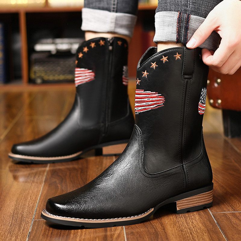 Novas Botas Masculinas de Marc - Embroidery Stitch avaliação e preço