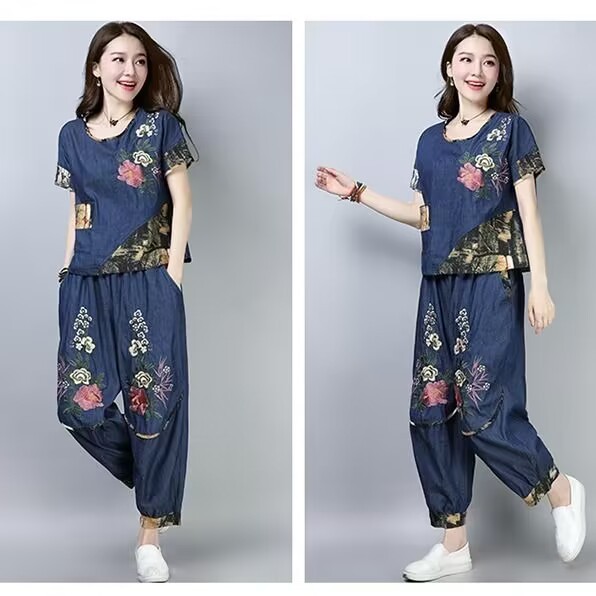 Conjunto feminino plus size es - Embroidery In The Piece avaliação e preço