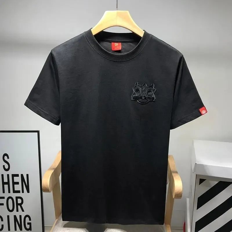 Camiseta de manga curta mascul - Embroidery Unique Design avaliação e preço