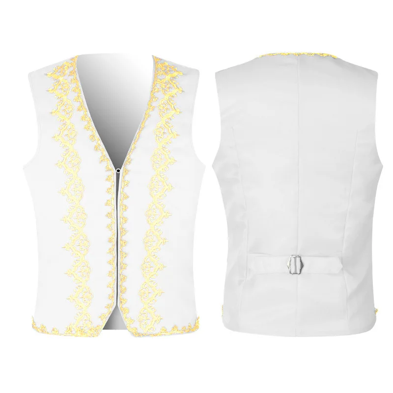 Medieval ouro bordado barroco  - Embroidery Vest avaliação e preço