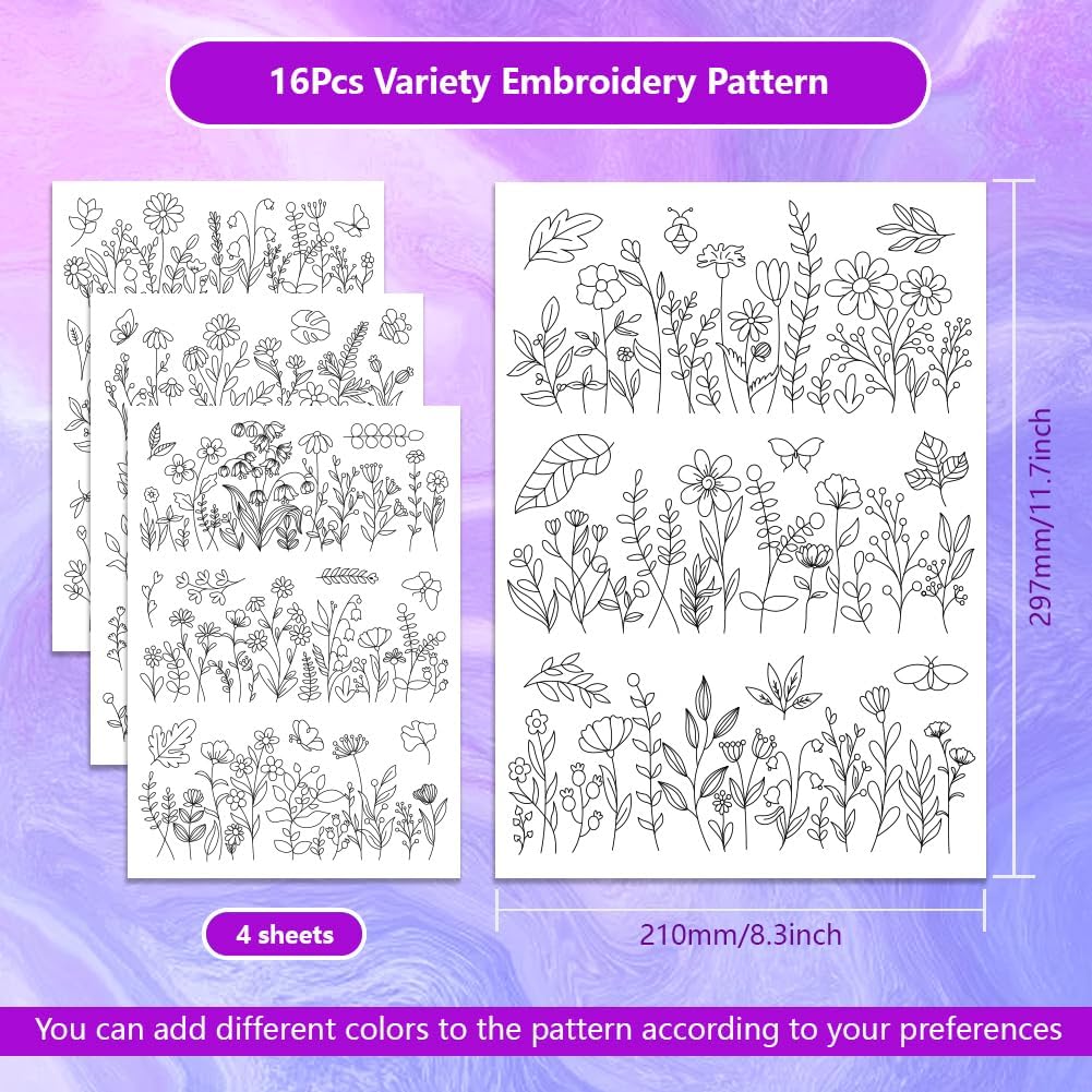 Estabilizadores de Padrões de  - Embroidery Design Patterns Flowers avaliação e preço
