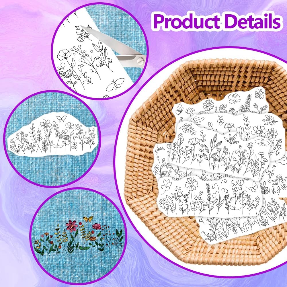 Estabilizadores de Padrões de  - Embroidery Design Patterns Flowers avaliação e preço