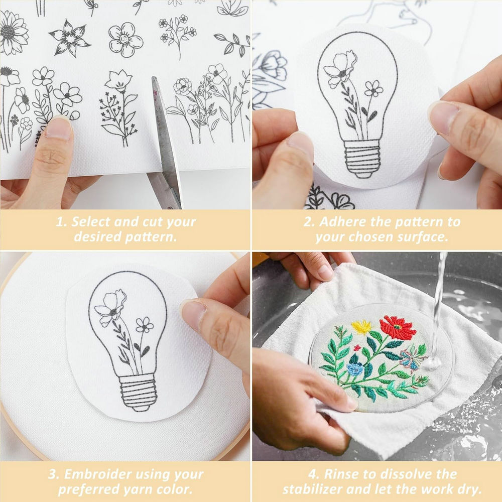 Estabilizadores de Padrões de  - Embroidery Design Patterns Flowers avaliação e preço