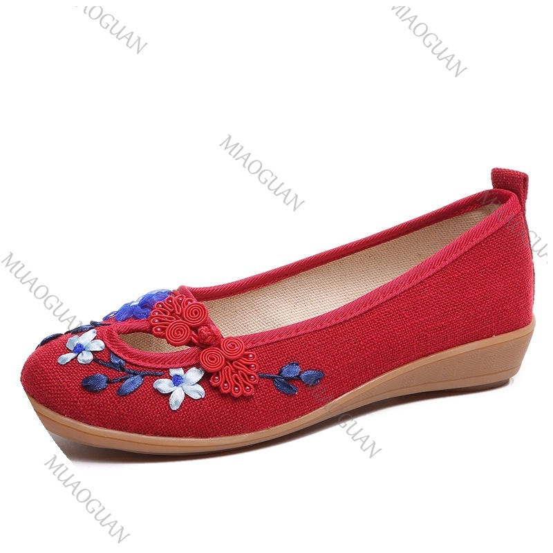 Sapatos Femininos Confortáveis - Embroidery Canvas avaliação e preço