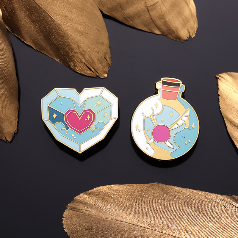 Pins de Esmalte e Broches Fofo - Embroidery Love avaliação e preço