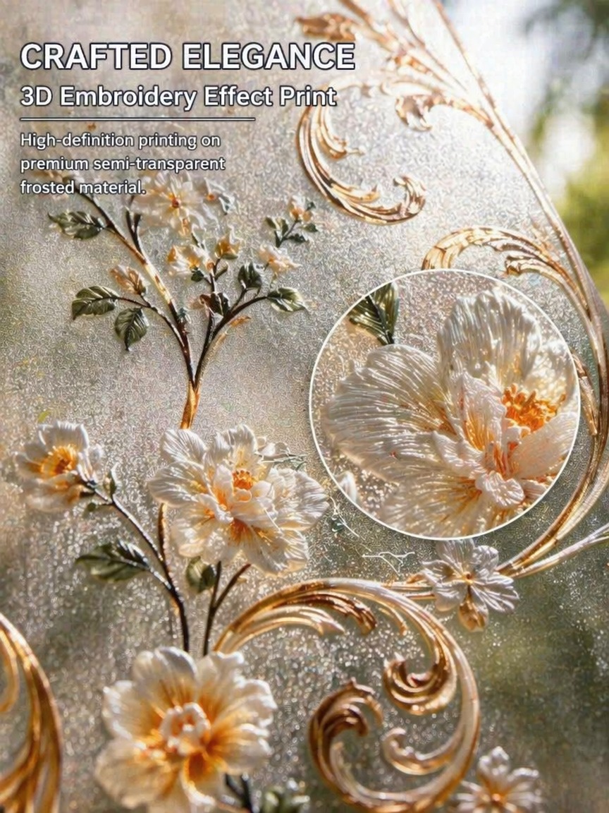 Película de Privacidade Fosca  - Embroidery Pattern avaliação e preço