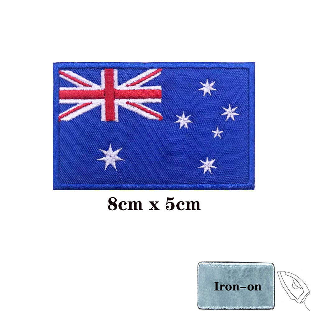 Bandeira australiana austrália - Embroidery In Australia avaliação e preço