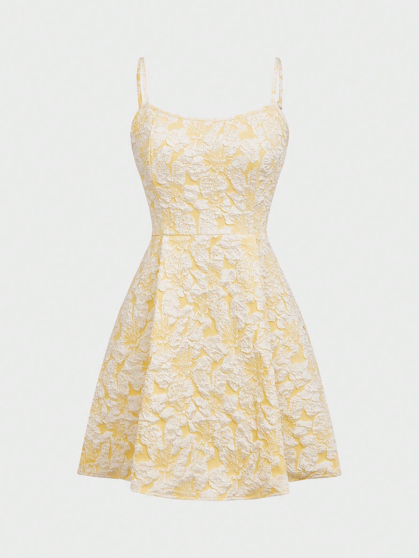 Vestido Mini A-Line Floral Jac - Embroidery Yellow Dress avaliação e preço