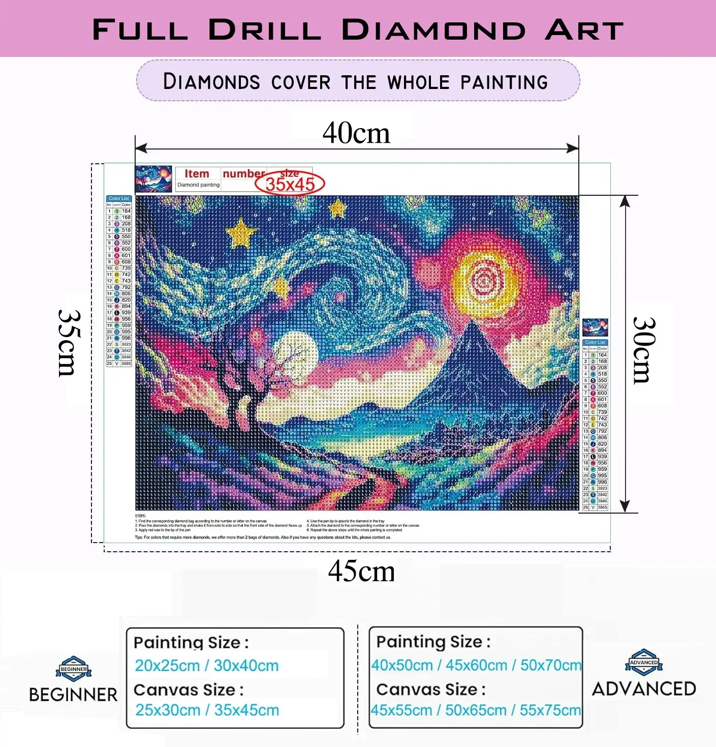 1 peça de Pintura Diamante Sem - Embroidery Pattern avaliação e preço