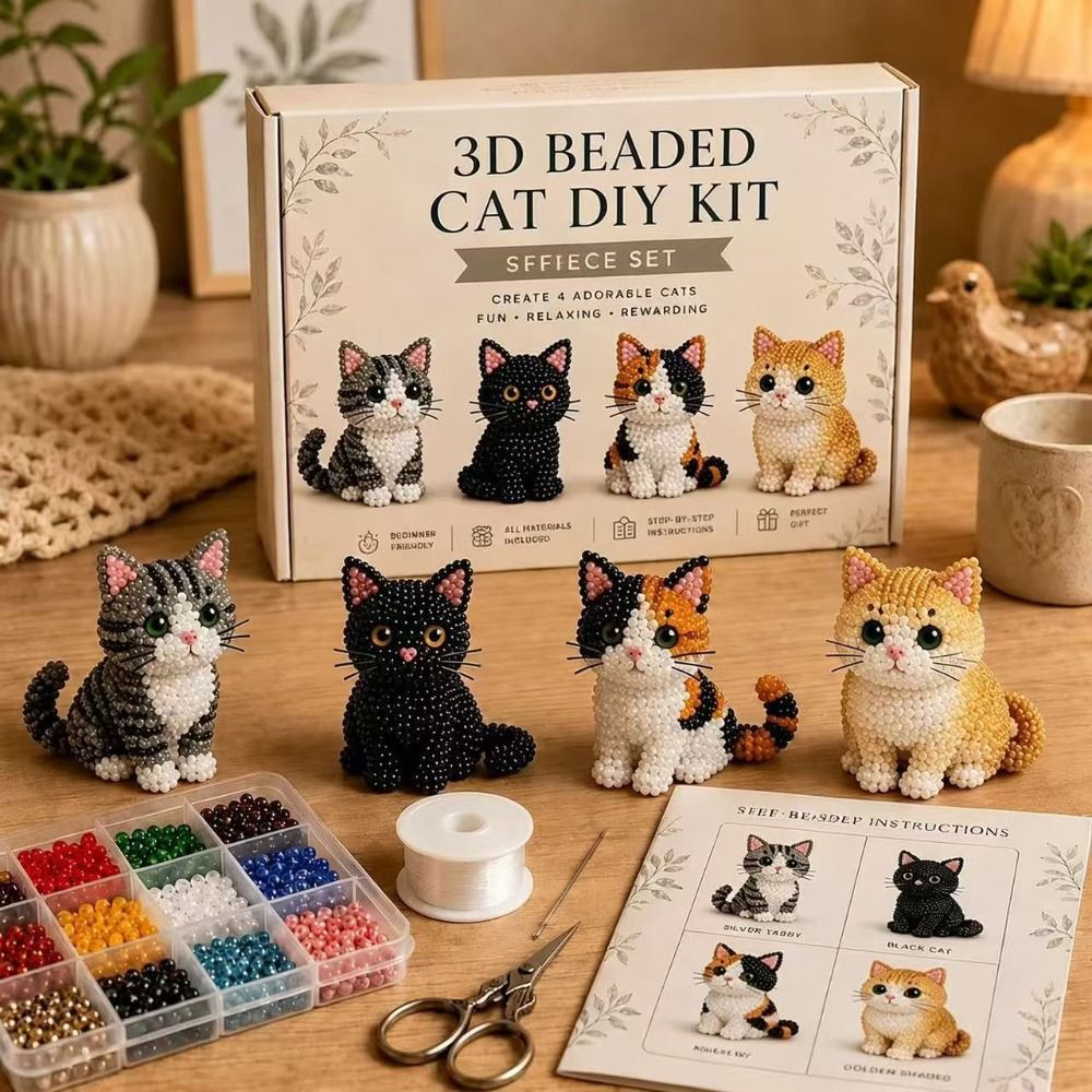 Kit de Bordado de Miçangas DIY - Embroidery Kit Set avaliação e preço