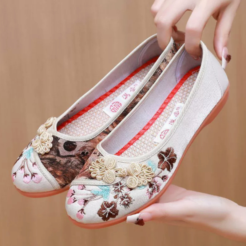 Sapatos de Lona Femininos Esti - Embroidery Canvas avaliação e preço