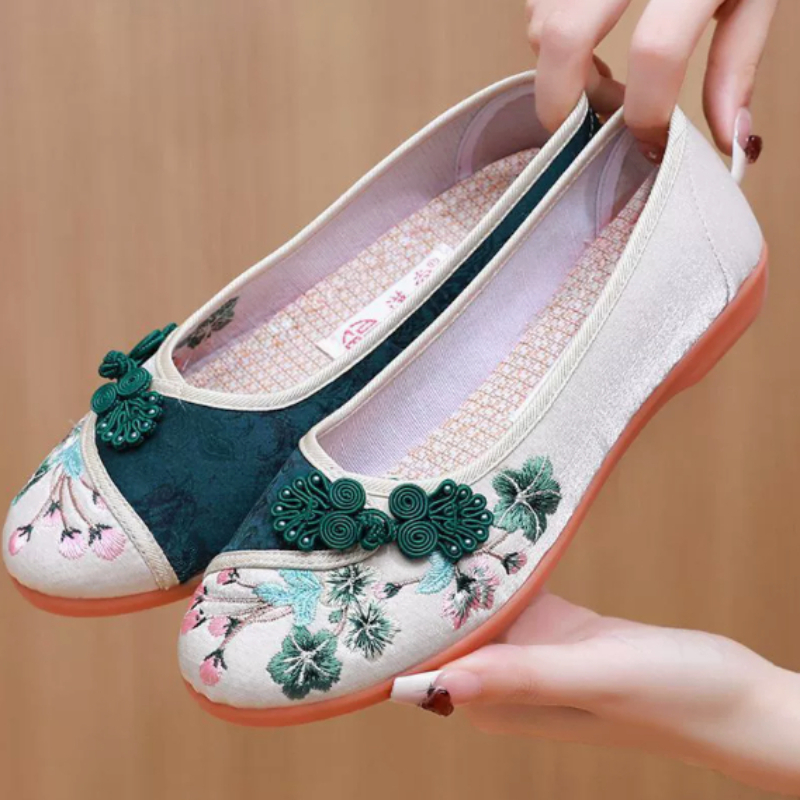 Sapatos de Lona Femininos Esti - Embroidery Canvas avaliação e preço
