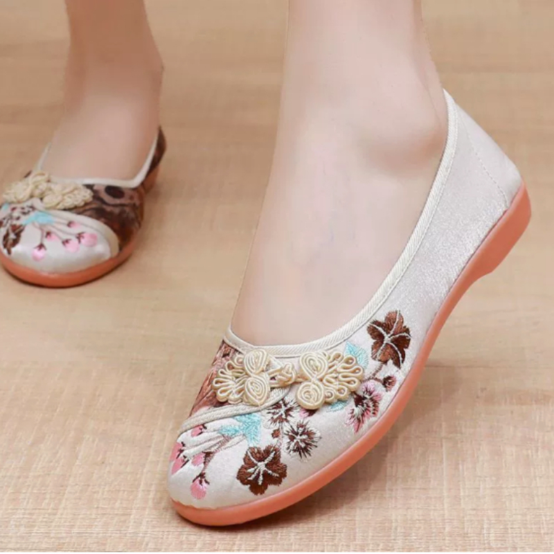 Sapatos de Lona Femininos Esti - Embroidery Canvas avaliação e preço