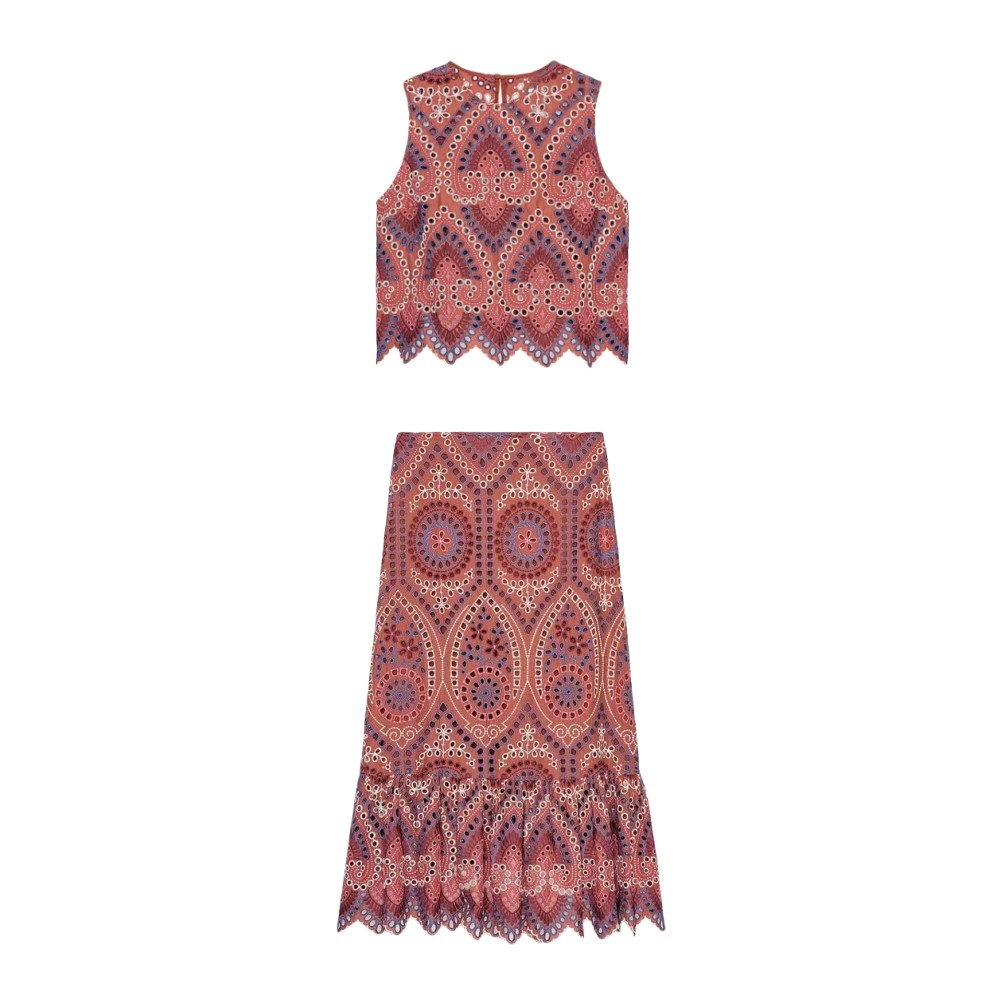 ETJ 2025 Novas roupas feminina - Embroidery Vest avaliação e preço