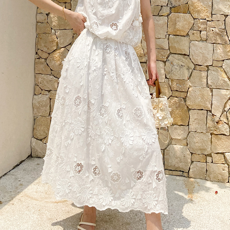 Blusa Feminina Estilo Boho Fra - Embroidery Eyelet avaliação e preço
