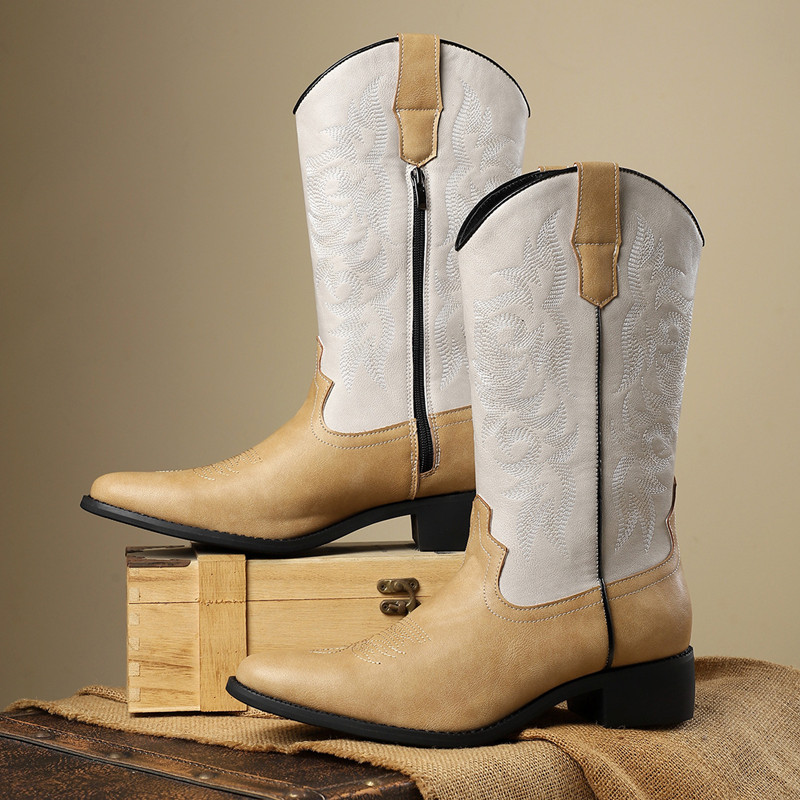 NOVO: Botas Masculinas de Cano - Embroidery Stitch avaliação e preço