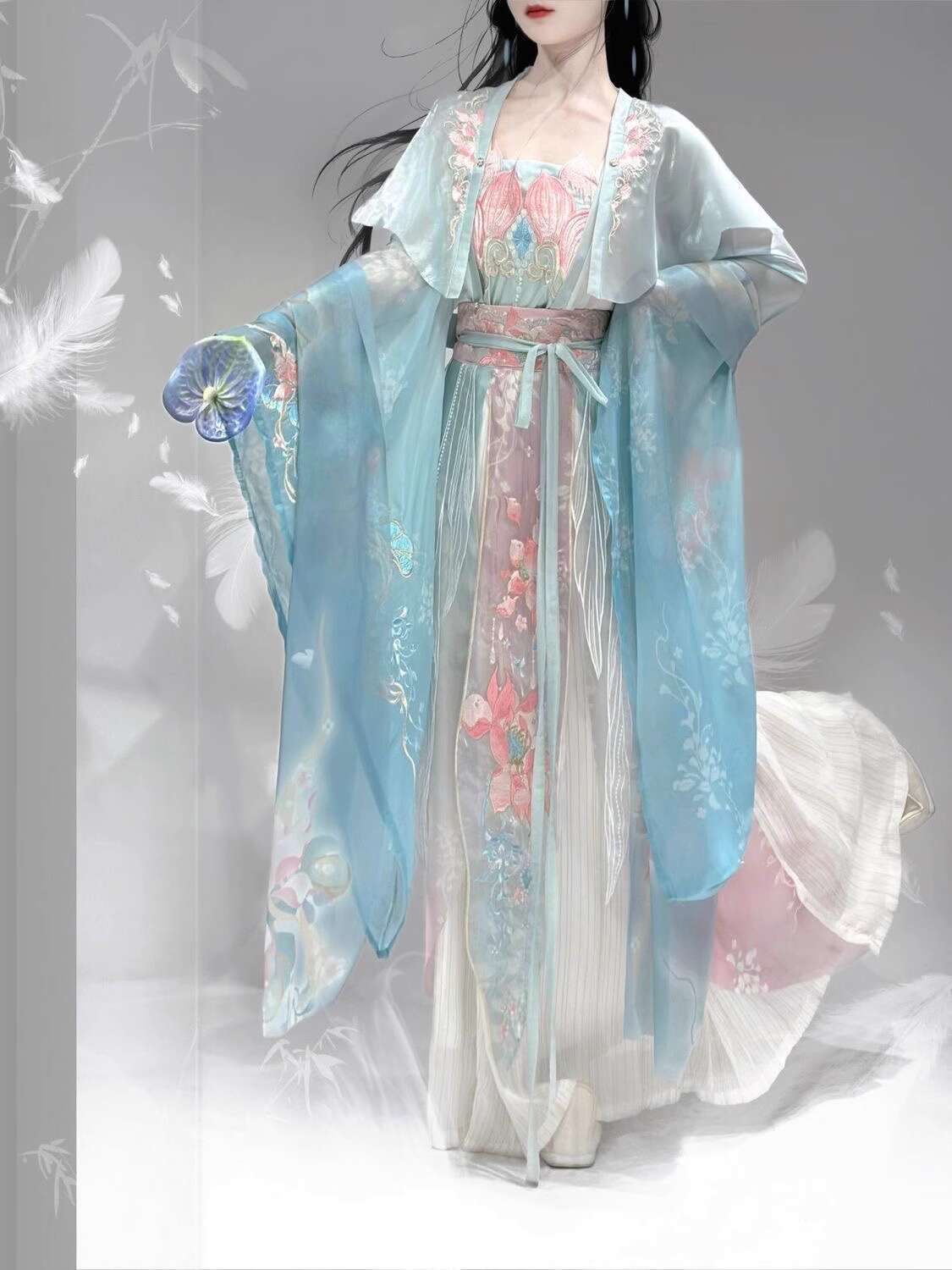 Novo hanfu wei jinfeng indústr - Embroidery In The Piece avaliação e preço